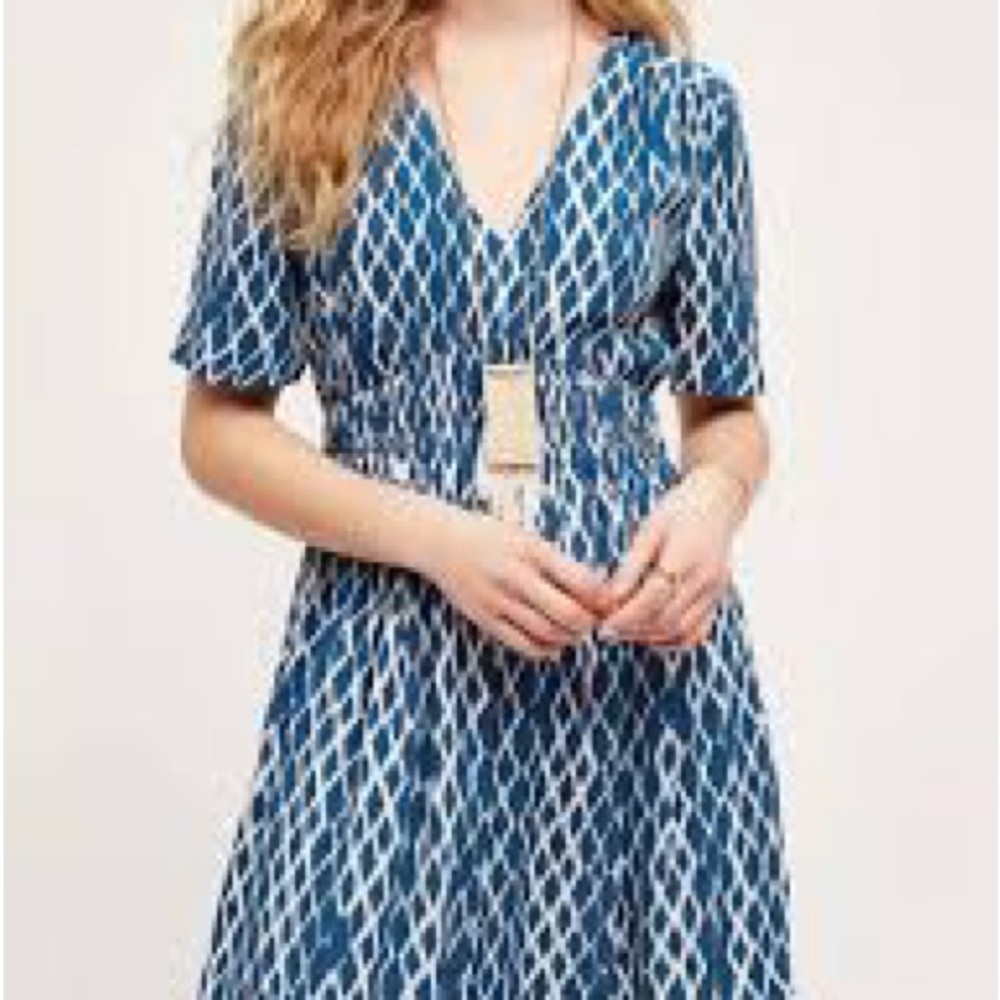 Anthropologie Archipelago Dress - Blue - US 6